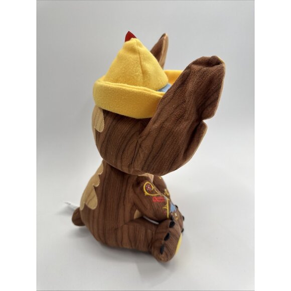 Disney Stitch Crashes Plush Toy Pinocchio with Hat Limited Release 5/12 NEW NWT - Picture 8 of 11